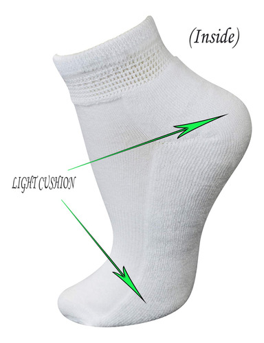 Yomandamor 5 Pares De Calcetines De Algodón Para Mujer Con P