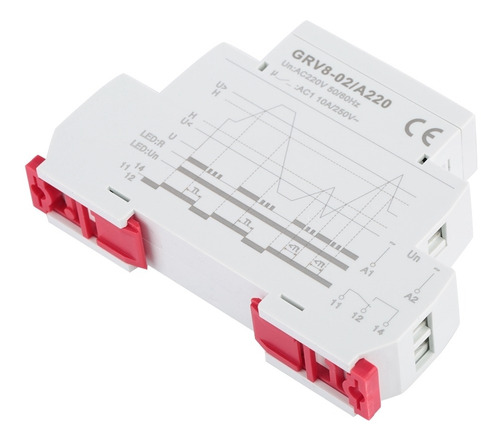 Relé De Monitoreo De Control De Voltaje Monofásico Grv8-02