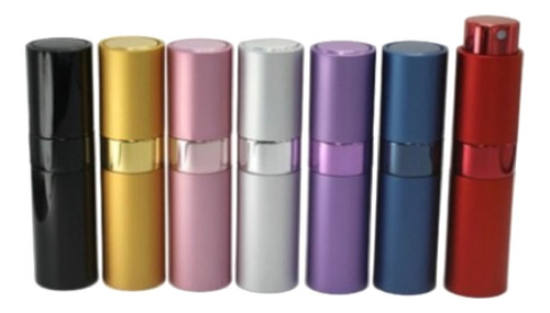 Imagen 3 de 6 de Mini Perfumero Recargable 8ml A Rosca Porta Perfume Locion