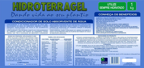Imagem 2 de 3 de Gel Para Plantio - Mantém A Hidratação Radicular (1kg)