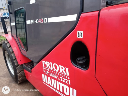 Imagem 3 de 14 de Empilhadeira Manitou Mi45d Zero4.5 T. Fechada /ar* Zero*t2e