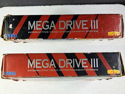 Console Mega Drive 3 Nacional Tectoy Em Bom Estado. Com Porta De Sega Cd. Preto (Usado)