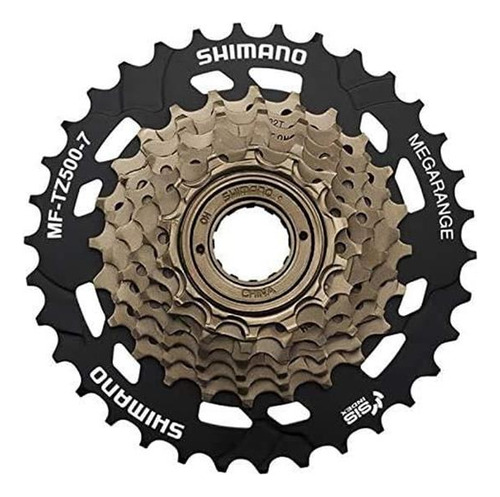 Shimano, Una Rueda Libre MĂșltiple Mf-tz500 De 7 Velocidades,