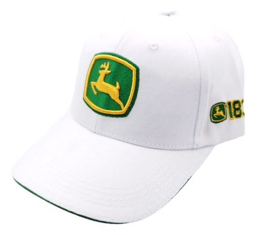 Gorra John Deere Hombre Mujer  Bordado  En Logo