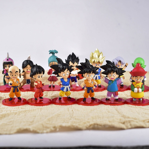 Juego De 13 Figuras De Dragon Ball Z, Colección De Miniatura
