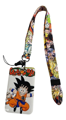 Porta Sube Goku&krillin Anime Dragon Ball Funda +seguro