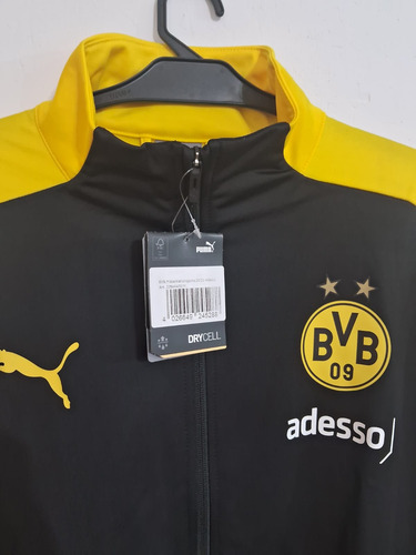 Campera Fútbol Puma Borussia Dortmund Slim Fit Talle Xl