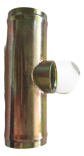 Caño T + Reloj De Temperatura Mecánico De 52mm + Abrazader