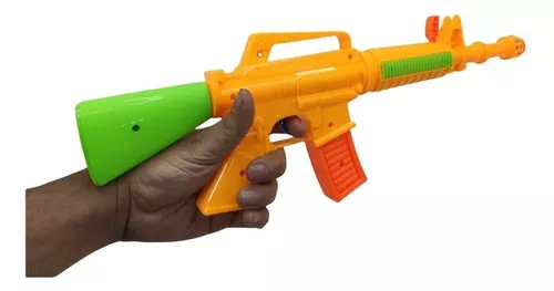 Arminha Tipo Nerf Menino Pistola Dardos Pressão Tiro Ao Alvo