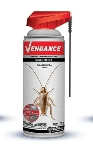 Repelente Insecticida Para Cucarachas Vengance Aerosol 415ml