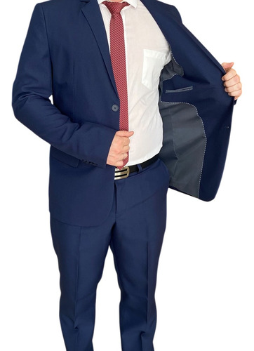 Terno Executivo Slim Corte Italiano De Luxo