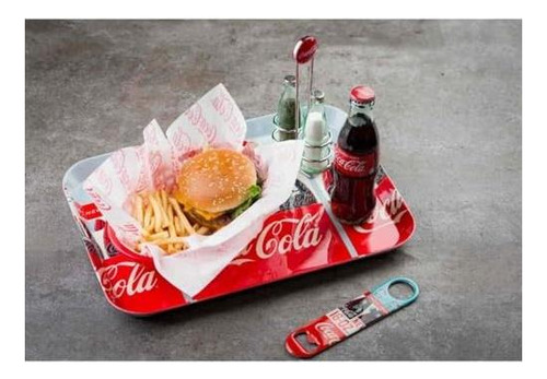 Tablecía Cc389 Bandeja De Servicio Gráfico Coca-cola, 15 Por