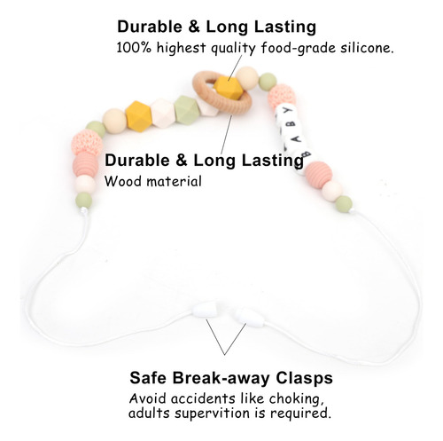 Collar De Lactancia Materna Para Mamás, Joyería De Silicona
