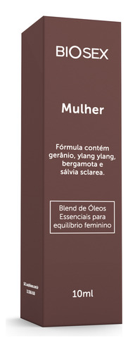 Blend De Óleos Essenciais Roll-on Mulher Biosex - 10 Ml