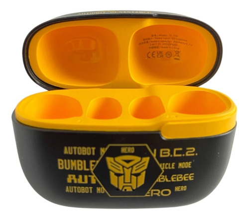 Fone De Ouvido Bluetooth Tws Transformers Tf-t05 Amarelo