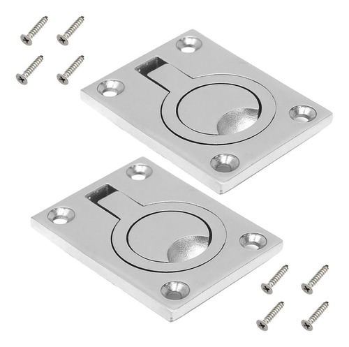 Manija De Anillo Empotrado De Acero Inoxidable Para Escotill