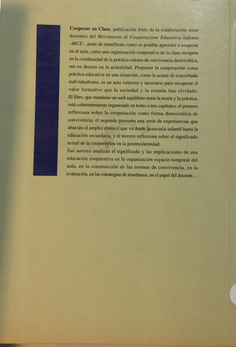 Libro Cooperar En Clase Ideas E Instrumentos Para Trabajar E