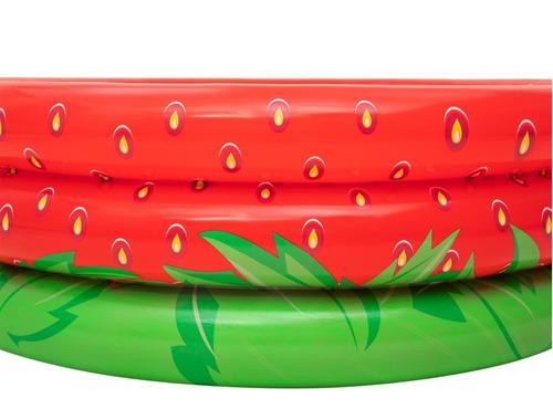 Imagen 3 de 9 de Pileta Inflable Bestway 51145 Frutilla 3 Aros 390 Lt