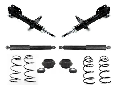 Kit Amortiguadores Bases Y Resortes Chevrolet Matiz 06-15  