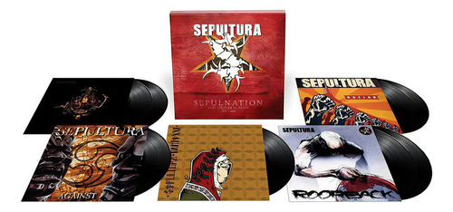 Lp Sepultura Sepulnation-Los álbumes 1998-2009 nuevos y sellados