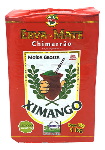 Conjunto 10 Erva-mate De Chimarrão Moída Grossa 1kg Ximango