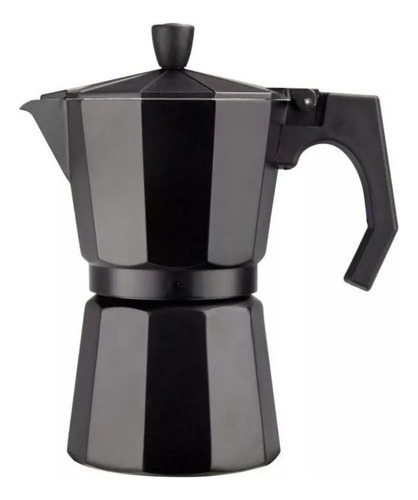 Cafetera Moka 12 Tazas Negra Ambiente Gourmet