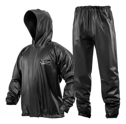 Capa De Chuva Delta Flex Com Capuz Moto Motoqueiro Ciclista