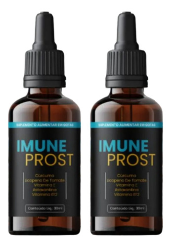 Kit 2 Imune Prost 30ml - Nova Formula Premium Prostática Laranja