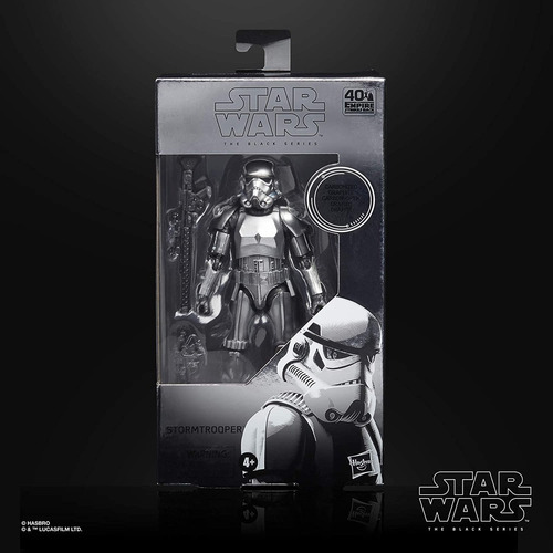 Figura Stormtrooper Colección Grafito Star Wars Black Series