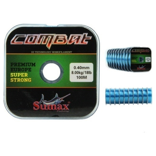 Bobina De Tanza Sumax Combat 0.40mm X100mts