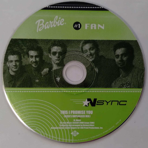 Cd Single Nsync Barbie - This I Promise You