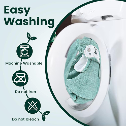Bluejr Toalla De Baño Con Capucha De Conejo Para Bebé, Toall