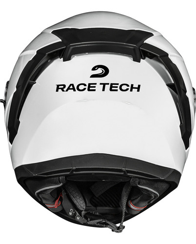 Capacete Race Tech Volt Branco Tamanho 58