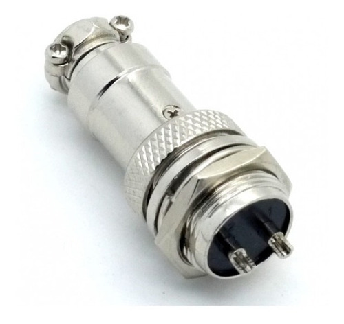 Conector Mike 2vias Circular Macho E Femea Pct C/10 Unidades