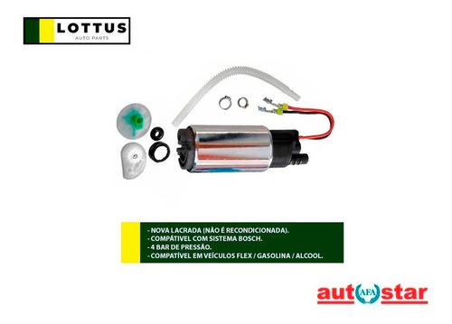 Imagem 2 de 9 de Bomba Elétrica Combustível Universal Flex 4 Bar Autostar