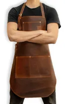 Comprar Mandil Delantal Bartender Parrillero Barber Mesero Piel Café