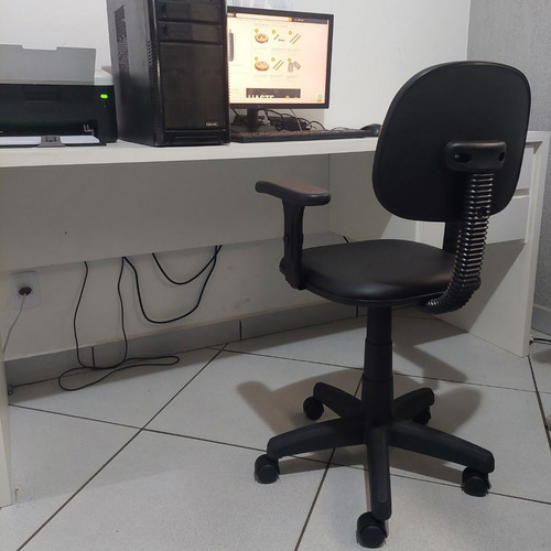 Cadeira Ergonomica Secretaria Para Escritorio Com Braço