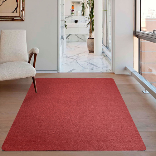 Alfombra Carpeta Nilo 100x150 Rojo Negro Marron Verde Dib 