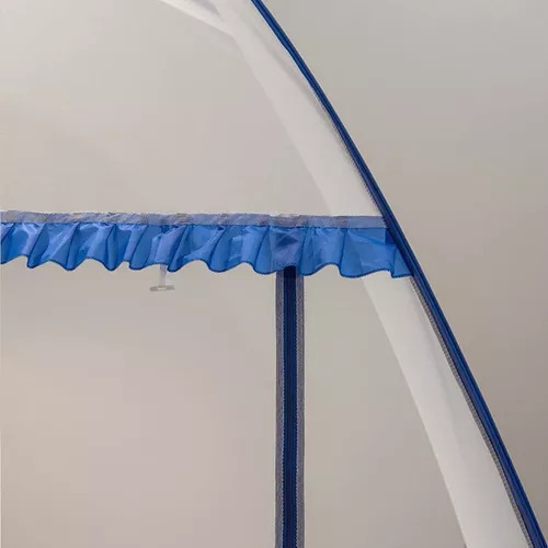 Mosquitera Desplegable Con Cama Matrimonial