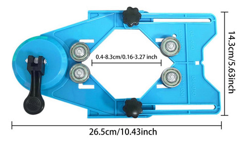 Bit Holesaw Jig Posição Da Copa De Sucção Única Azul