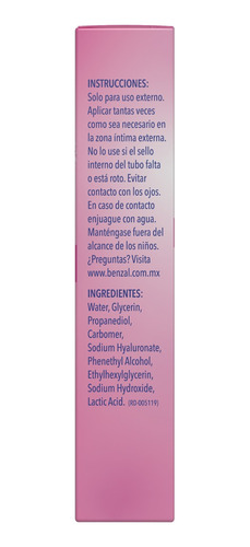 Benzal Gel Odorblock Uso Diario Con Ácido Hialurónico 2pack