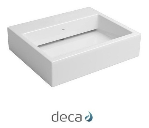 Bacha Apoyo Deca Rectangular L287 Desague Oculto