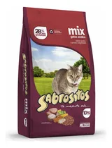 Comprar Alimento Sabrositos Mix para gato adulto sabor carne y pollo y vegetales de 10 kg