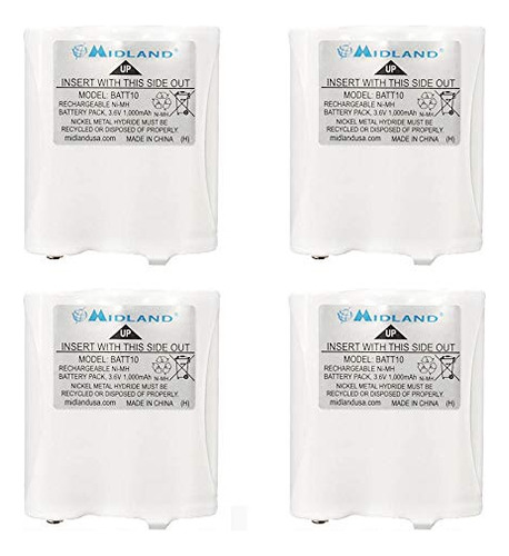 Baterías Recargables Midland Avp13 Para Radios T71, T75