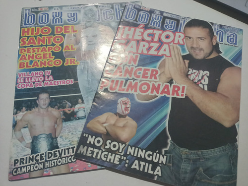 Revistas Box Y Lucha Héctor Garza Y Santo Vs. Ángel Blanco