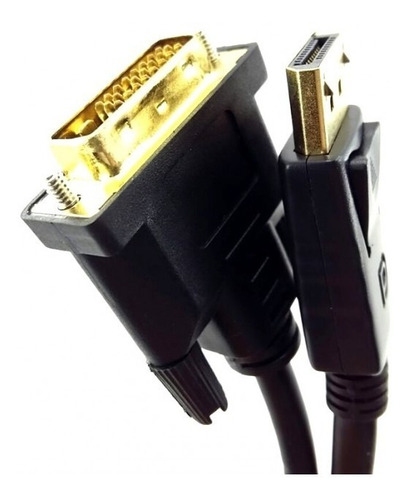 Imagem 3 de 3 de Cabo Displayport Macho X Dvi-d De 2 Metros