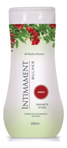 Sabonete Íntimo Aroeira Intimament 200ml Abelha Rainha Ref