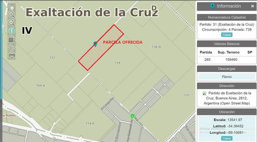 Imagen 2 de 6 de Terreno - Exaltacion De La Cruz
