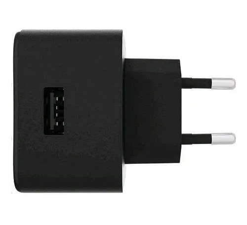 Fonte Usb Turbo Carregador Compatível Motorola Samsung Cor Preto