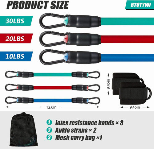 ** Ligas Bandas De Resistencia Kit For Ejercicio Glúteo